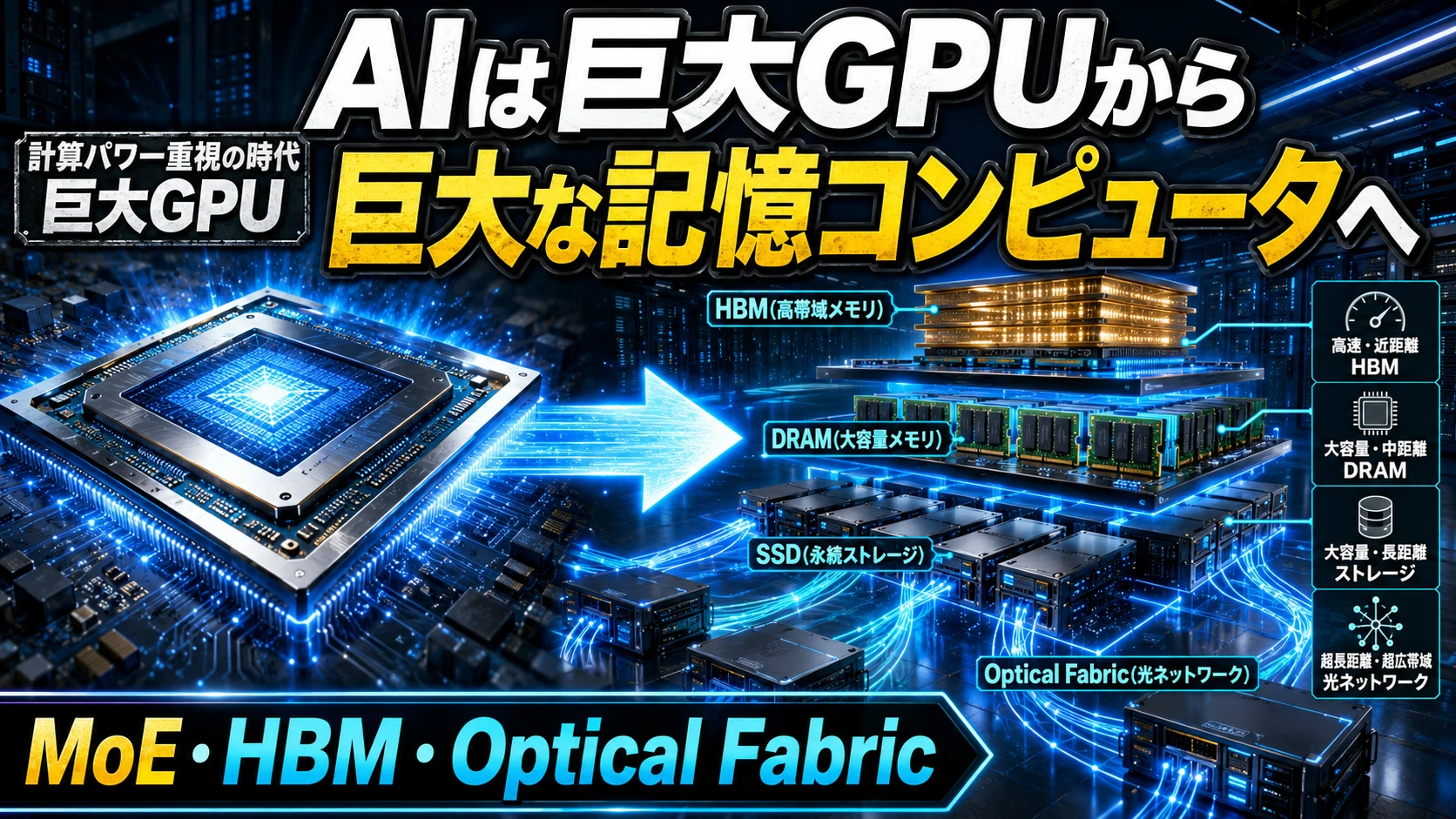 巨大GPUから巨大な記憶コンピュータへ 01