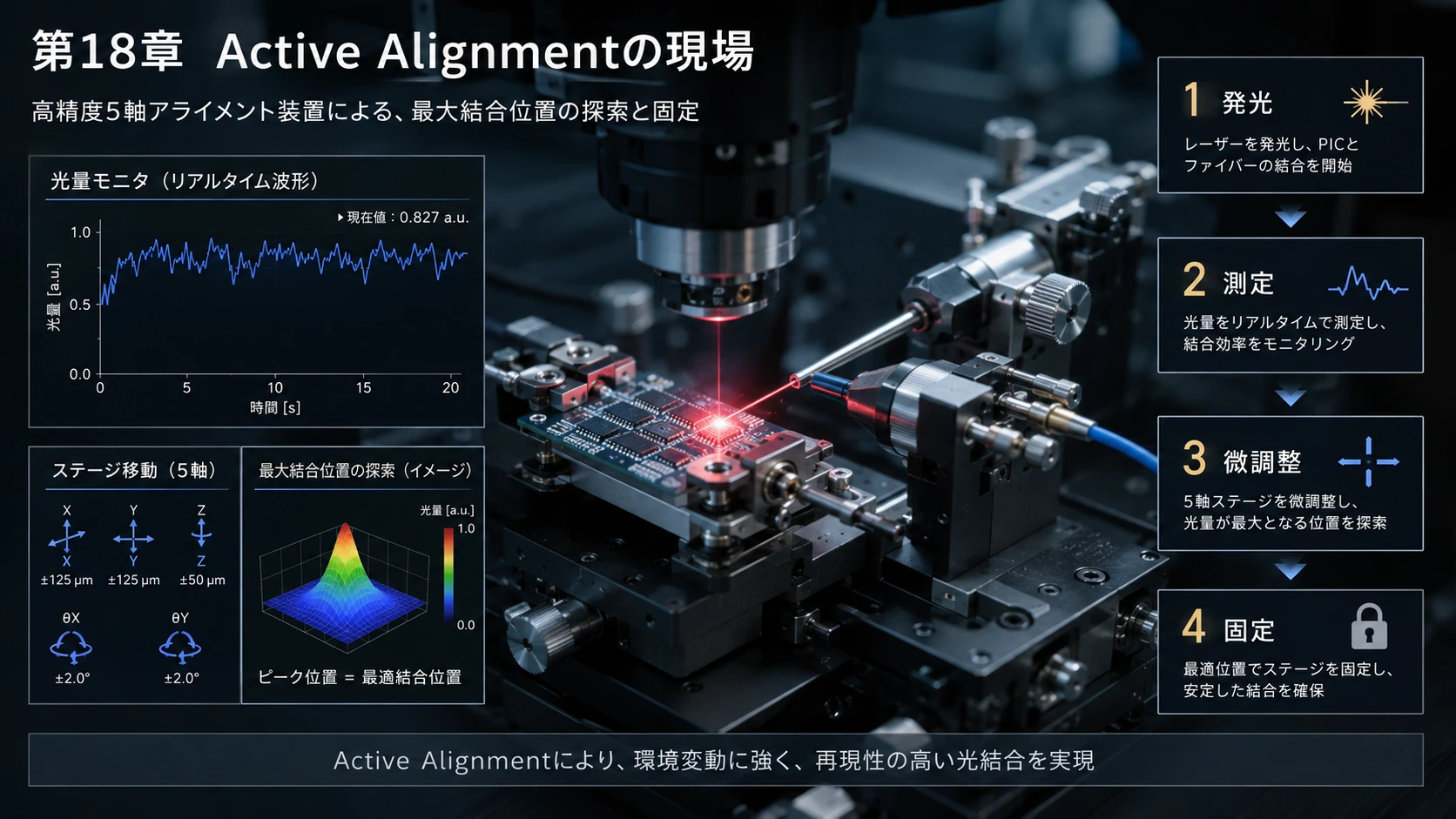 光結合とActive Alignment 03