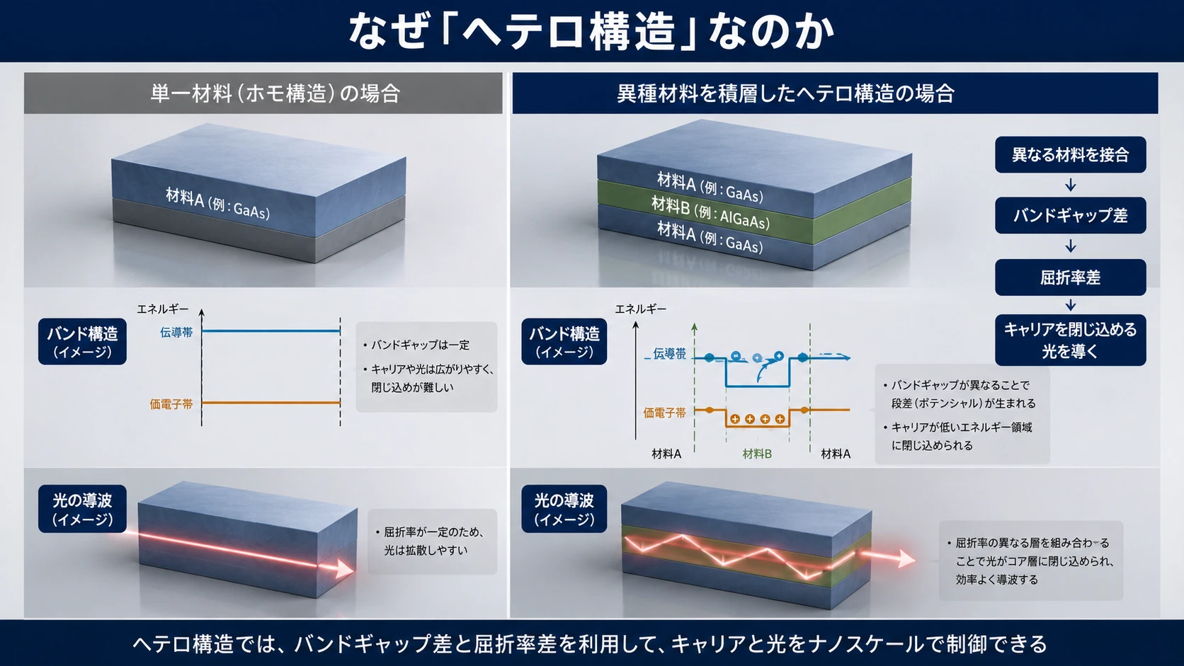 ヘテロ構造と室温CW動作 01