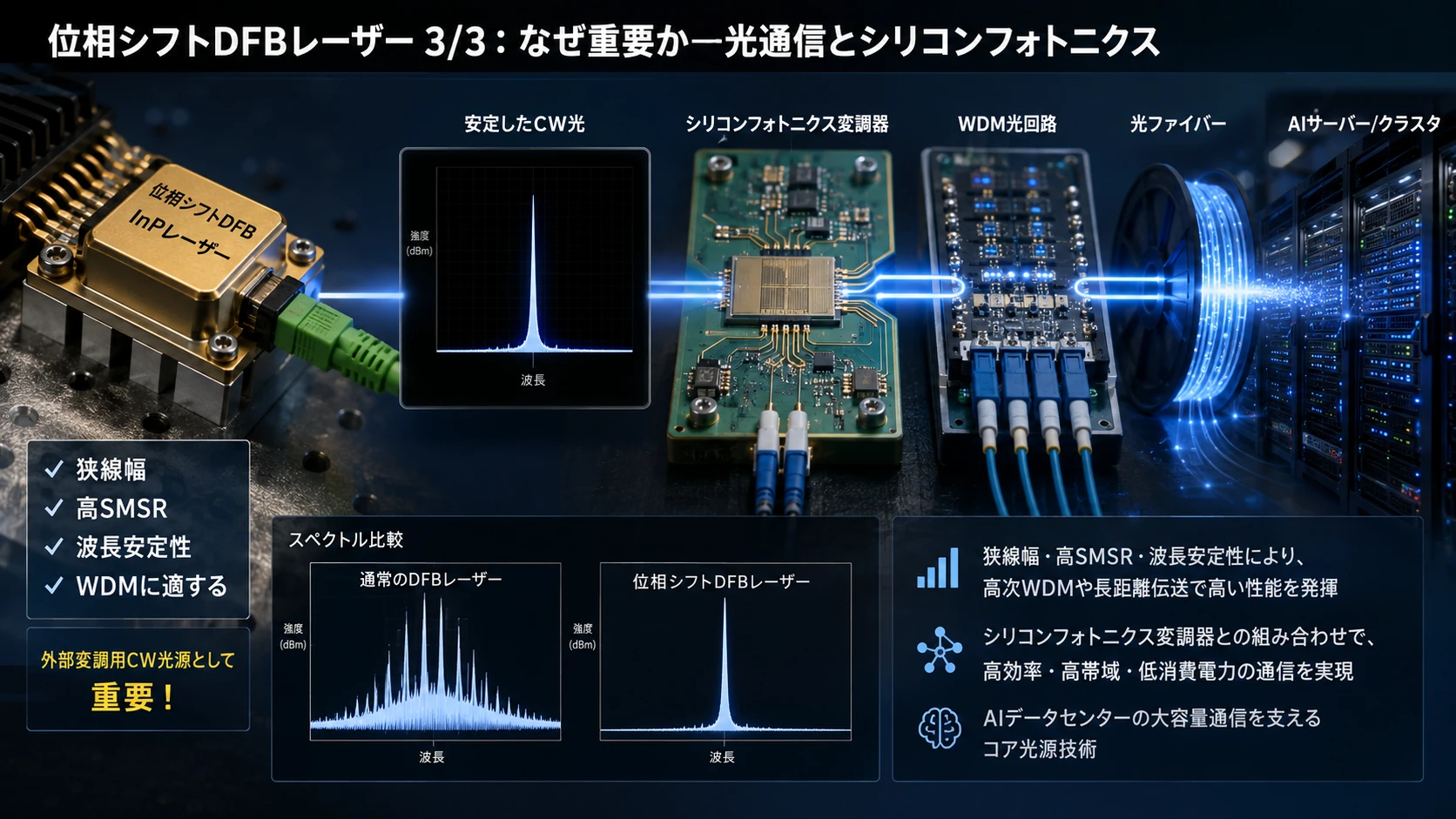 位相シフトDFBの三段階 03