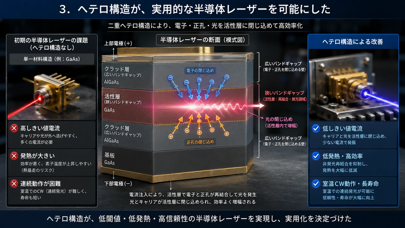 ヘテロ構造と室温CW動作 02