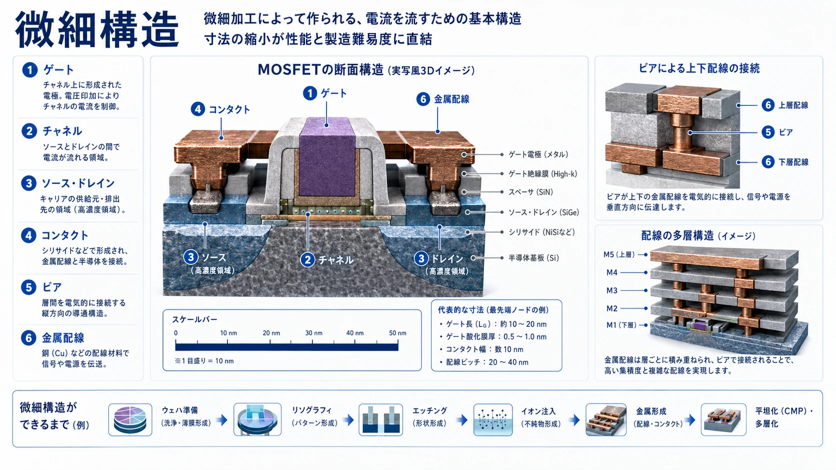 半導体を構成する階層 06