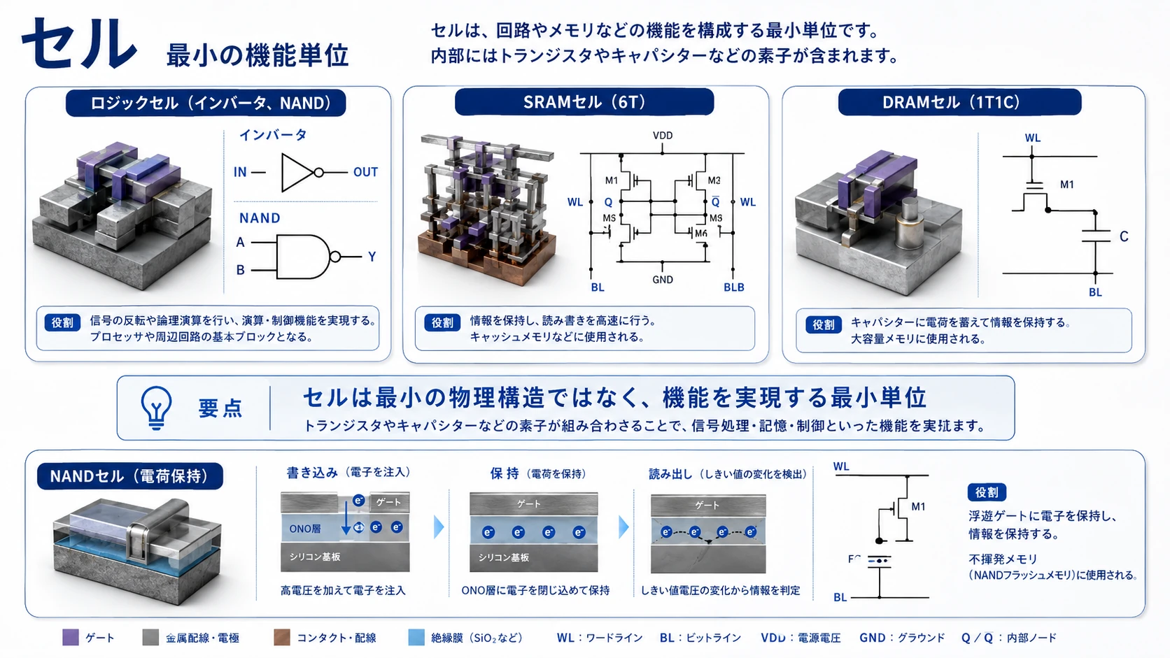 半導体を構成する階層 08
