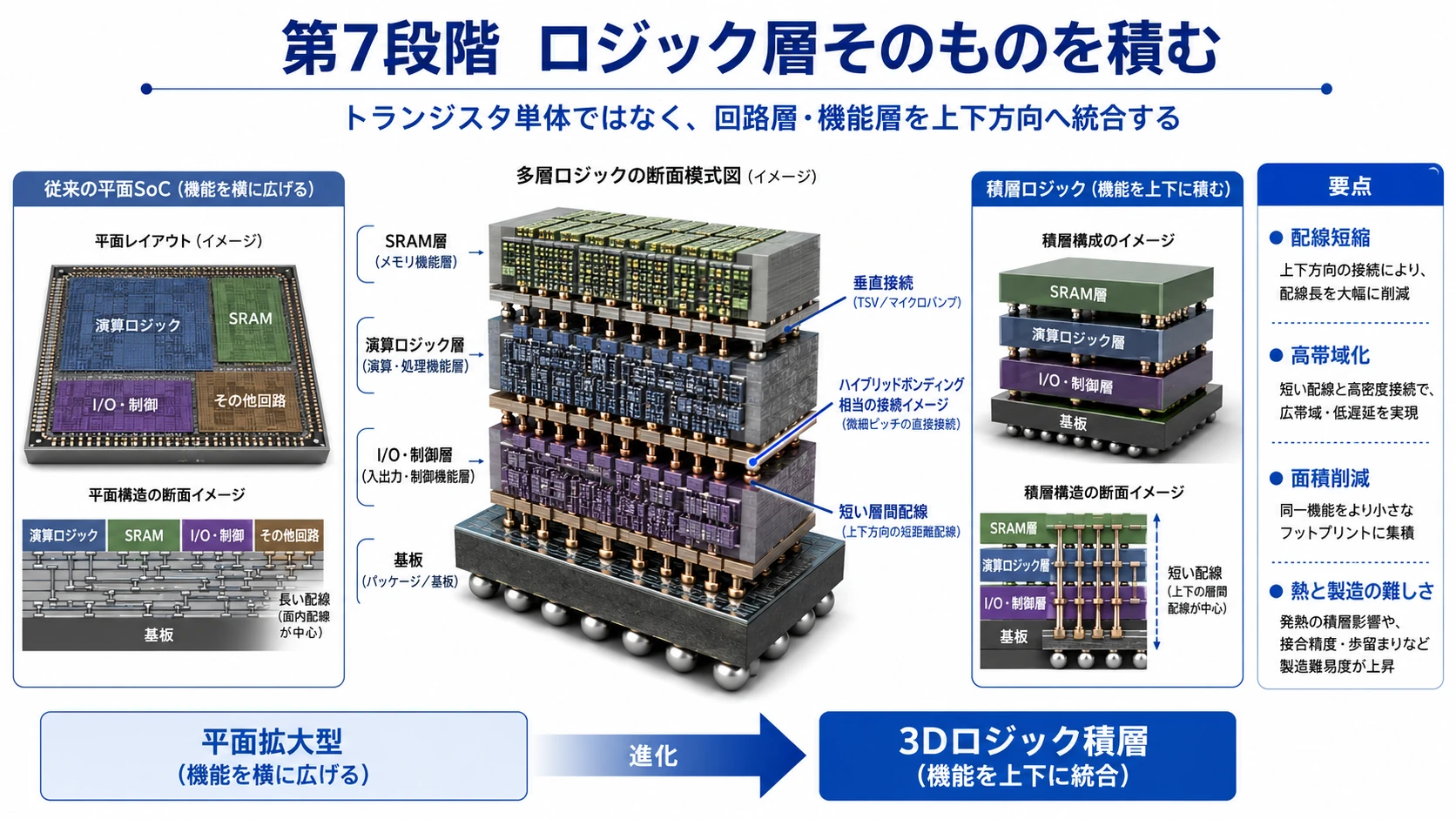 ロジック・DRAM・NANDの構造進化 09