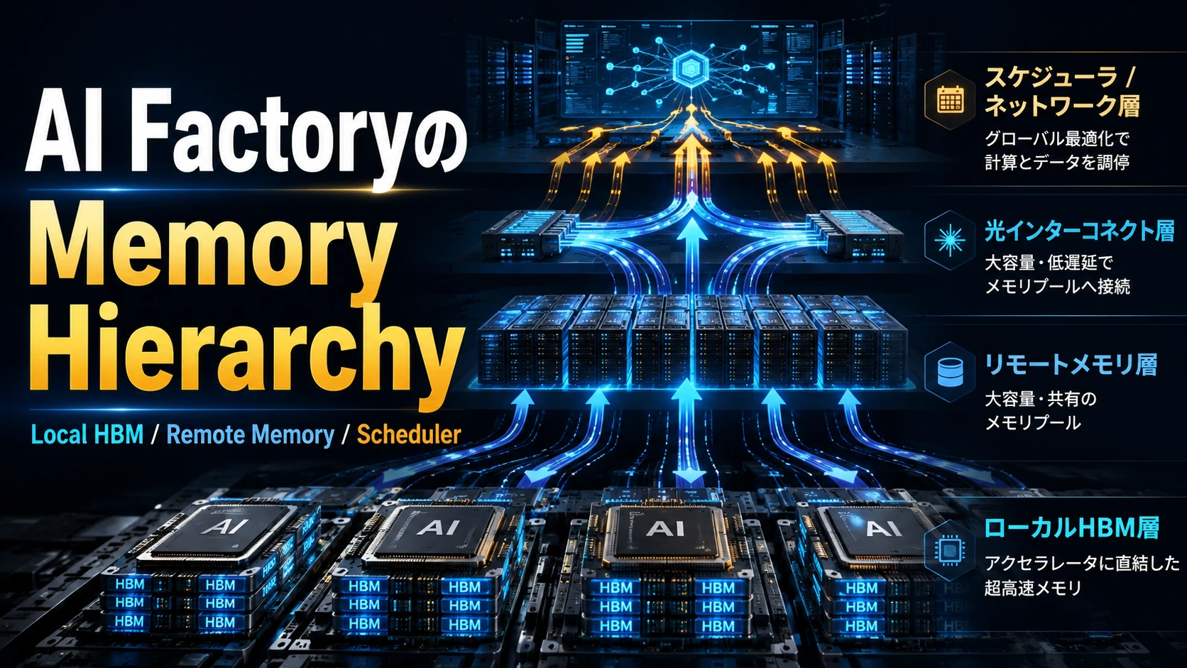 AI Factoryはどこへ向かうのか――演算器を待たせない巨大Memory Hierarchyの設計