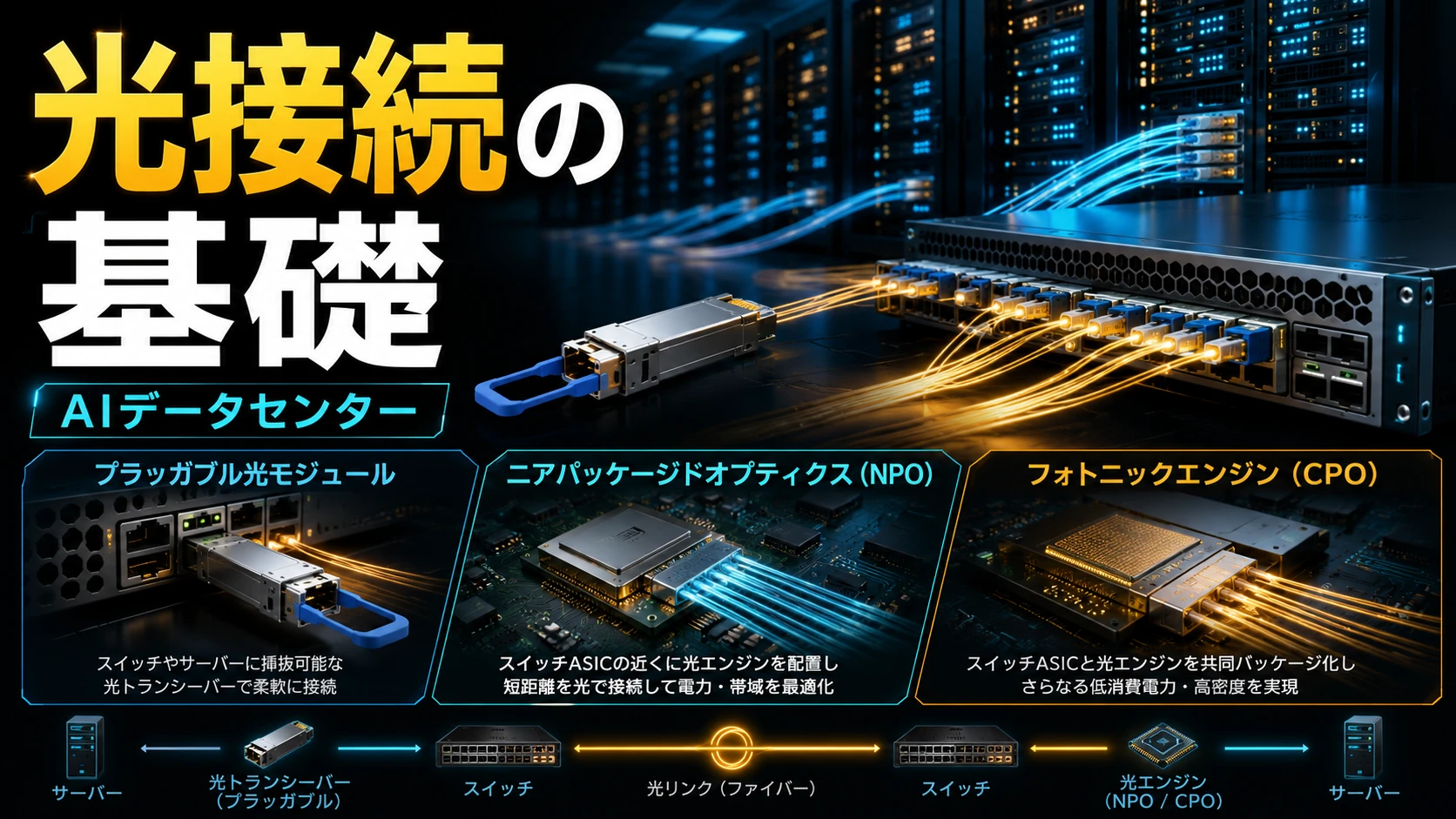 AIデータセンターの光接続を基礎から理解する