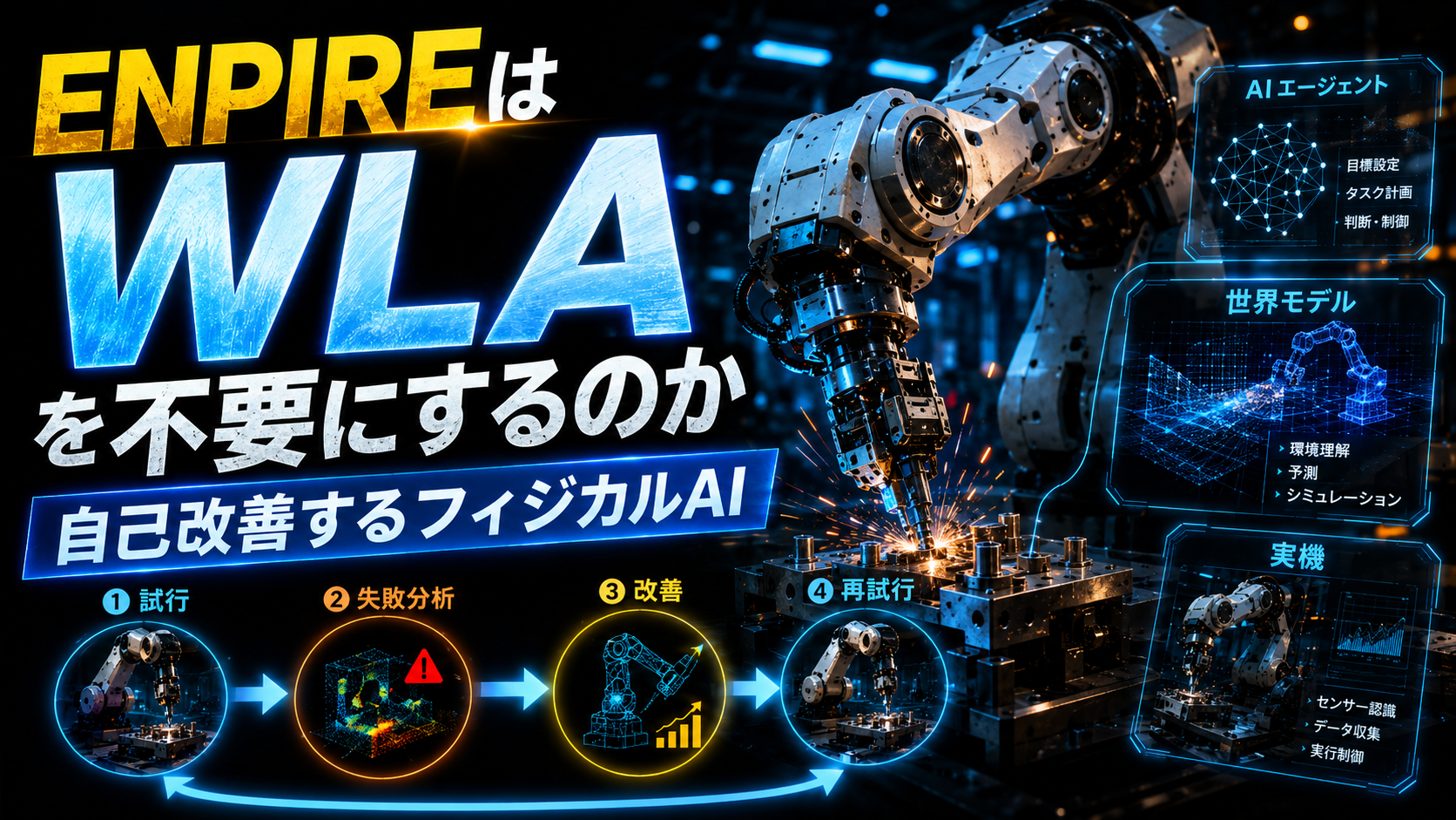 ENPIREはWLAを不要にするのか: フィジカルAIは自己改善する実機システムへ進む