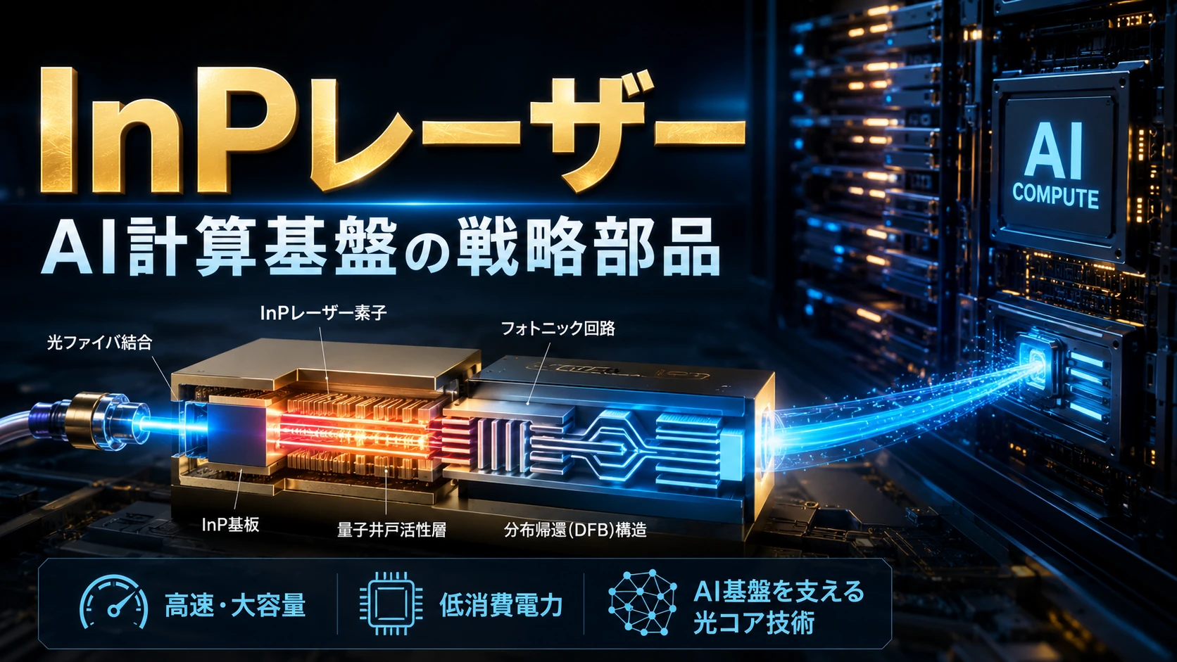 InPレーザーはなぜAI計算基盤の戦略部品になったのか