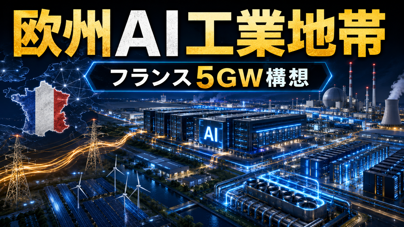 ソフトバンクGのフランス5GW構想: 欧州版AI工業地帯づくりを読む