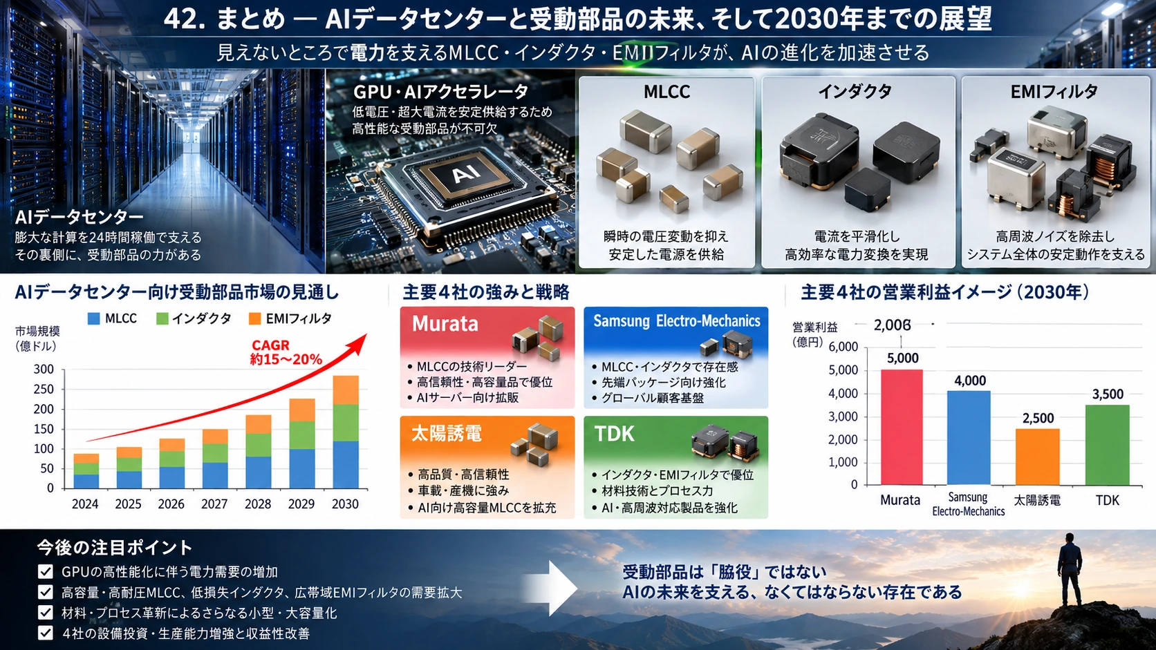 図解: 42.AI受動部品で本当に見るべきKPI(1/2)