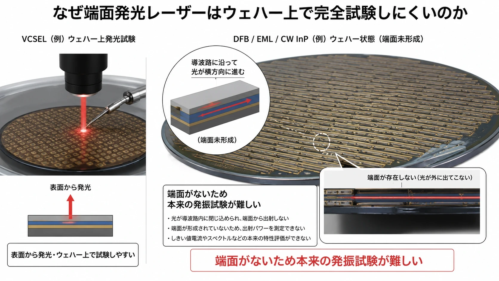 端面発光レーザーと劈開 01