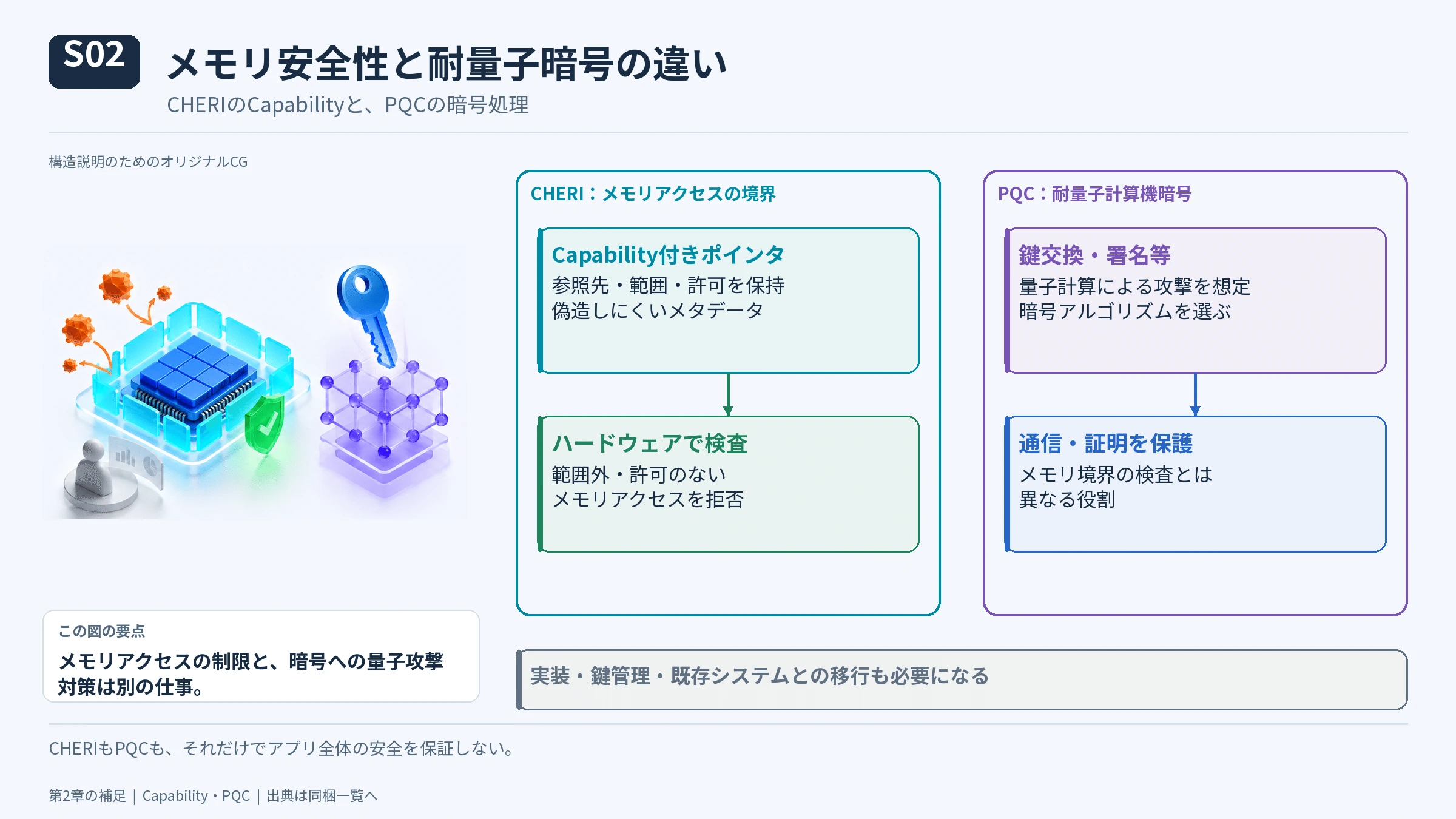 2-4 Hardware Memory Safetyとポスト量子暗号の図解(9)
