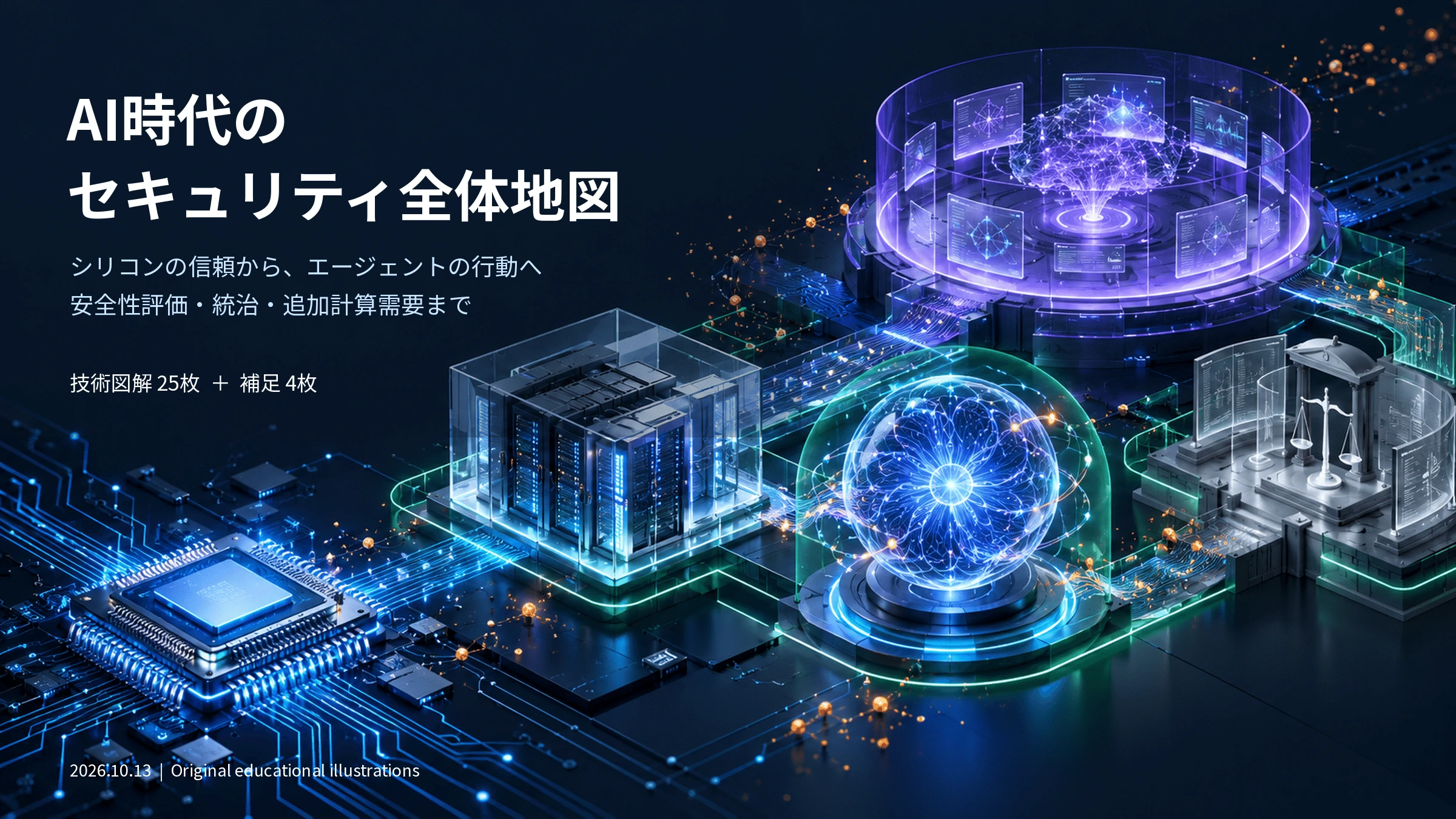 AI時代のセキュリティ全体地図――シリコンの信頼から自律エージェント、フロンティアAIの安全性評価、追加計算需要までの図解(1)