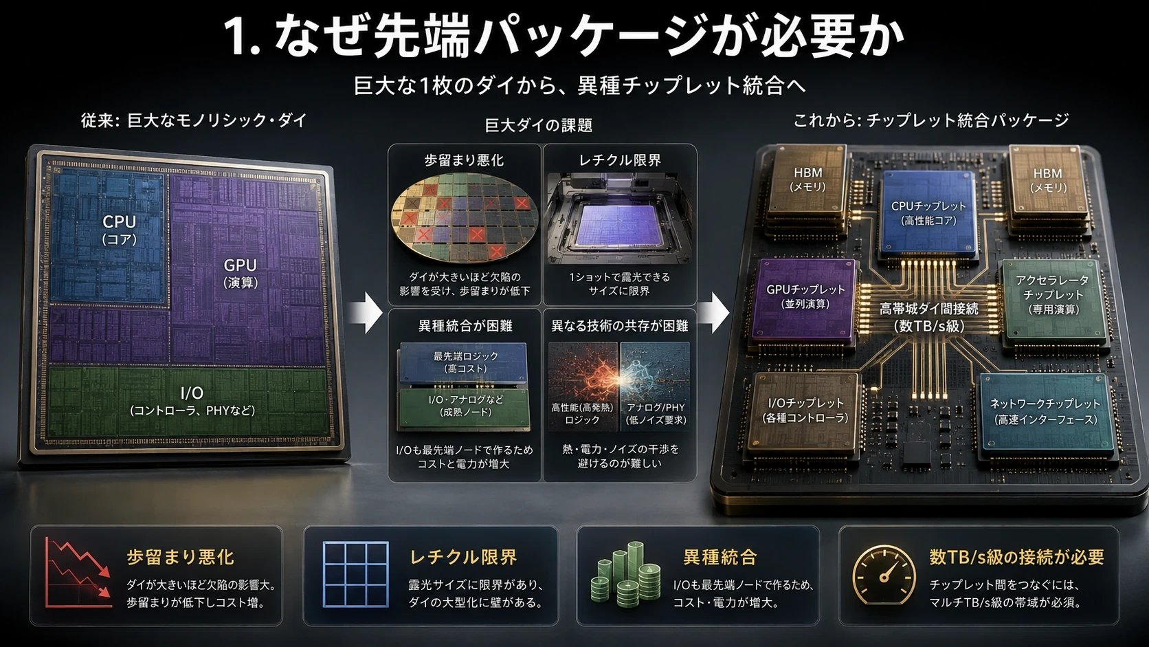 CoWoSと局所ブリッジ方式の比較 06