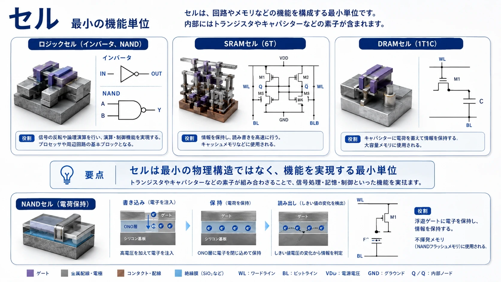 半導体を構成する階層 08
