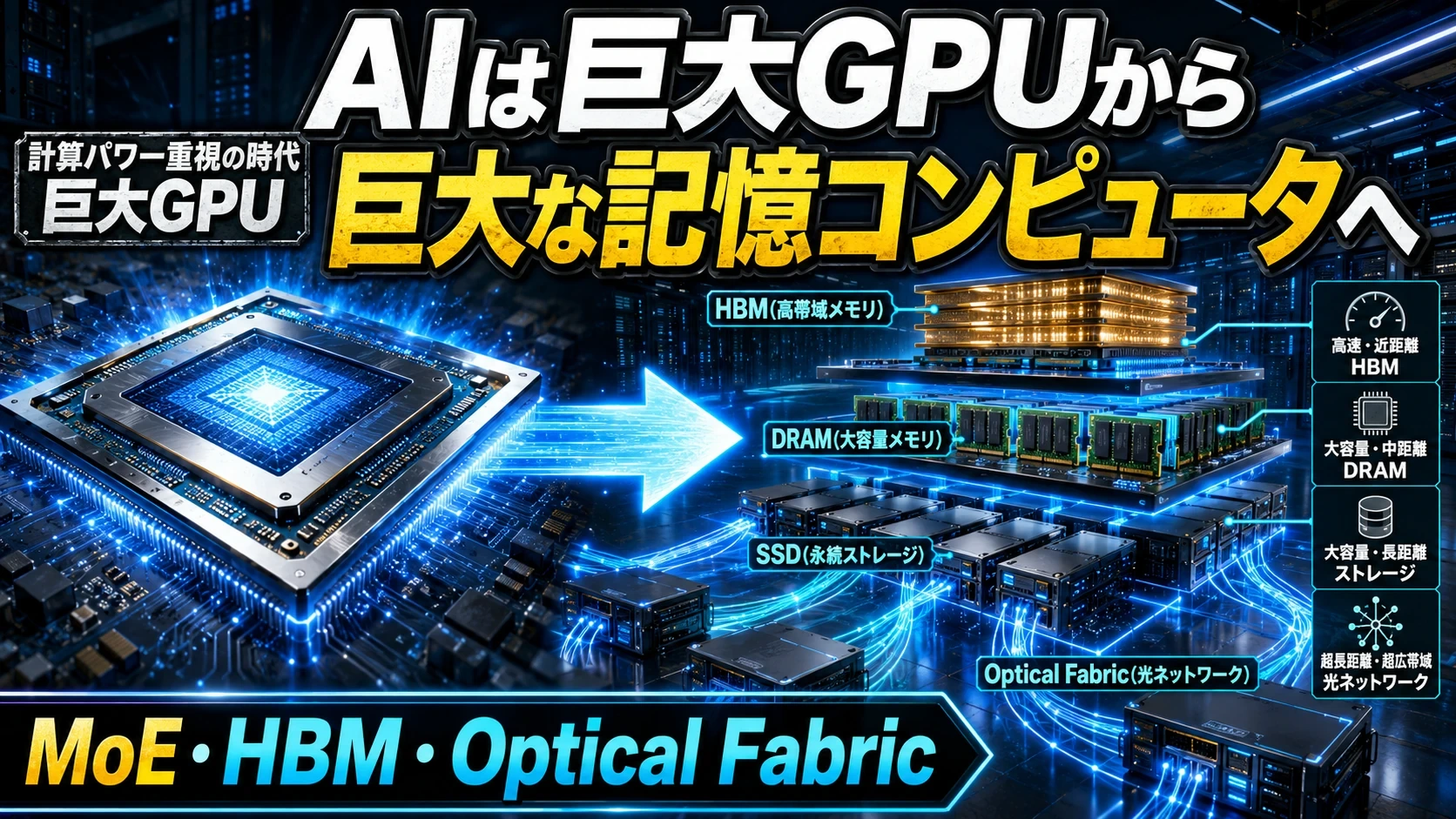 巨大GPUから巨大な記憶コンピュータへ 01
