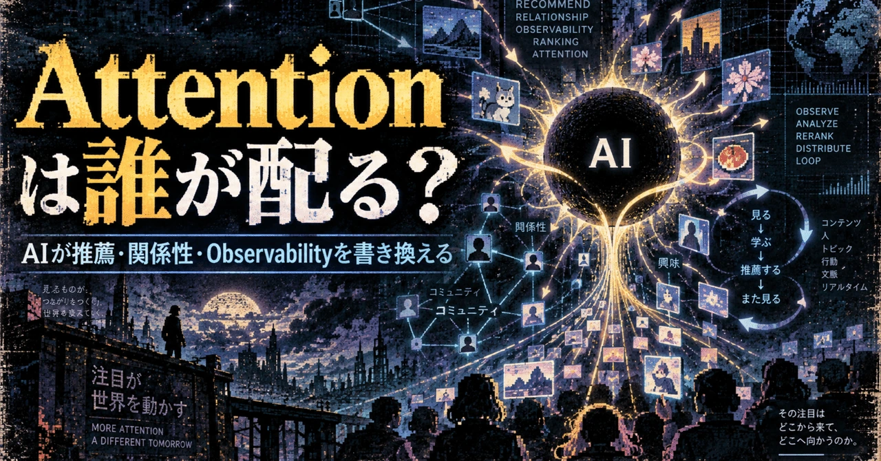 Attentionは誰が配るのかの見出し画像