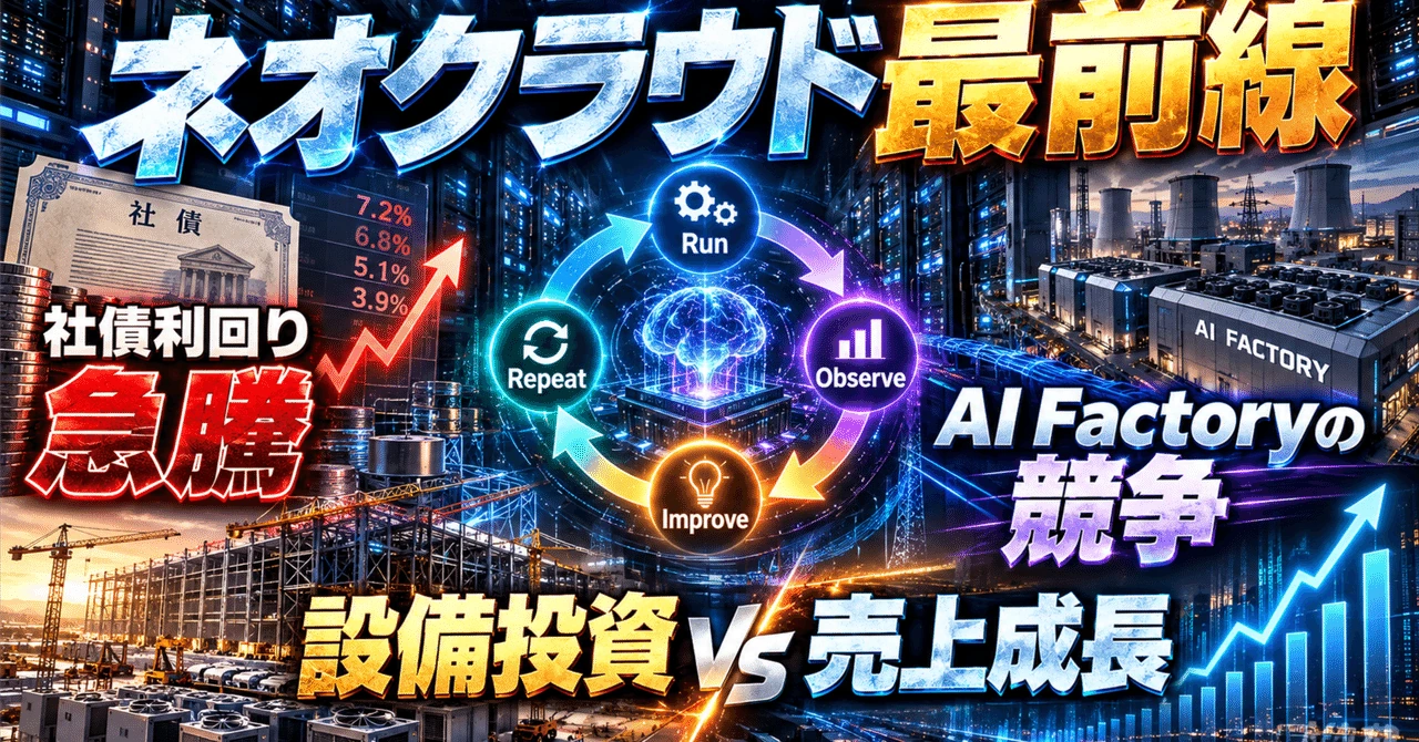ネオクラウド最前線――AIの自己改善時代、計算資源市場で何が起きているのかの見出し画像