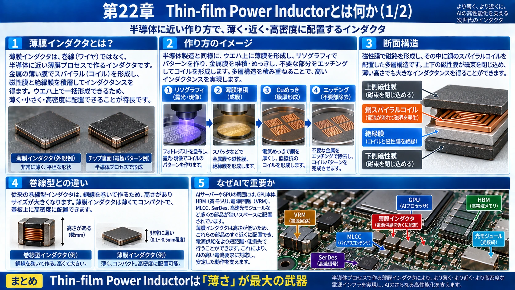 図解: 22.Thin-film Power Inductor(1/2)