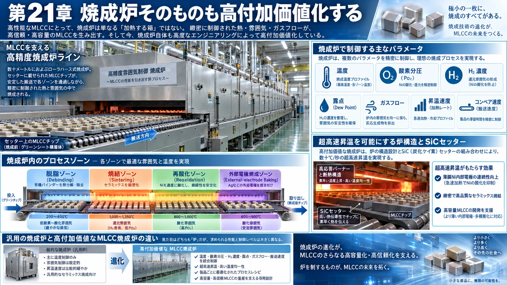 図解: 21.焼成炉そのものも高付加価値化する