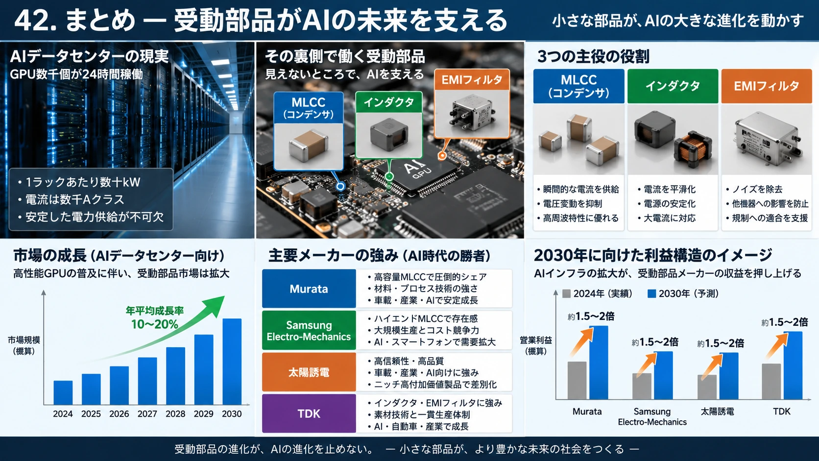 図解: 42.AI受動部品で本当に見るべきKPI(2/2)