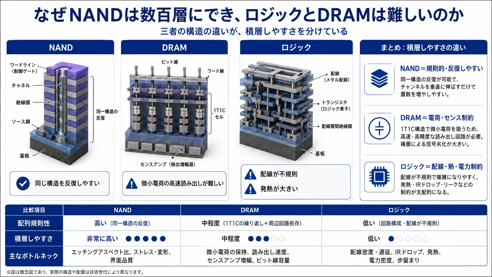 ロジック・DRAM・NANDの構造進化 25