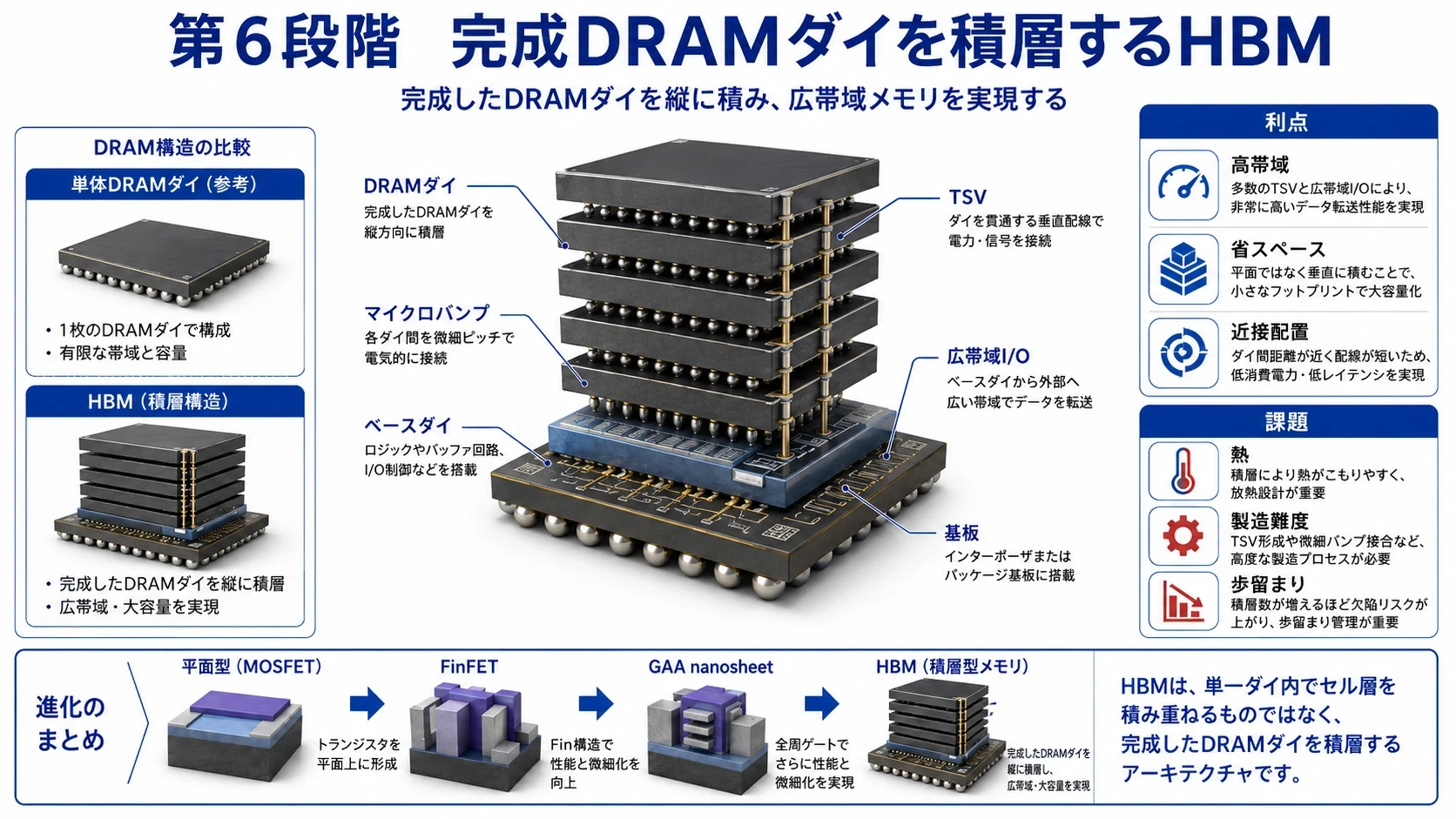 ロジック・DRAM・NANDの構造進化 16