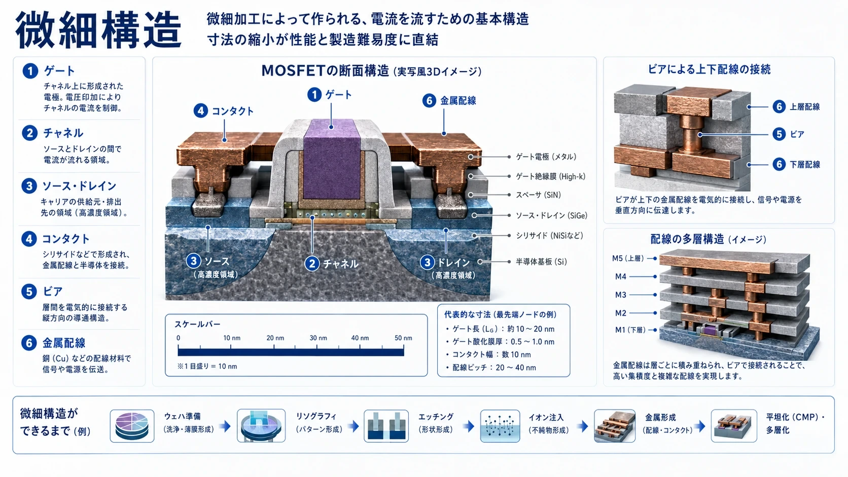 半導体を構成する階層 06