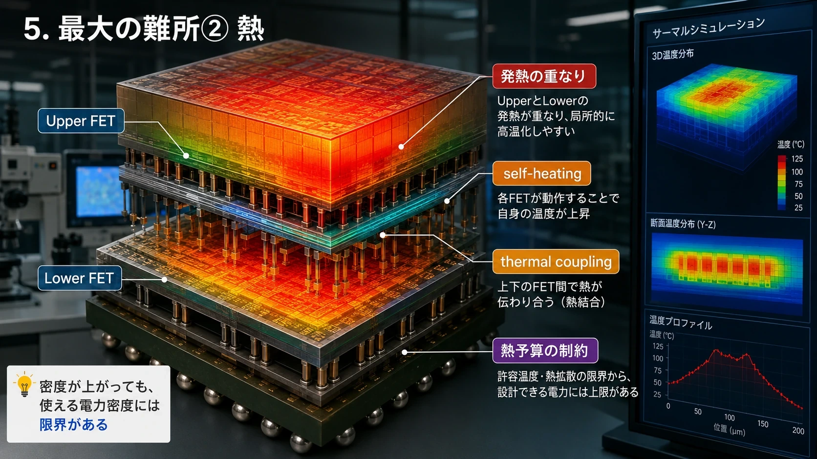 上下FETの熱結合 01